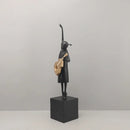 Abstract Guitarist Resin Sculptures by DecorBites™: Musical Instrument Decor for Home