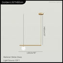 DecorBites™ LED Linear Hanging Lamp for Home Modern Minimalist Living Room Chandelier