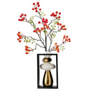 DecorBites™ Geometric Golden Rockery Vase Stack for Home Decor