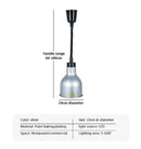 DecorBites™ Electric Food Heat Lamp: Telescopic Pendant Light for Restaurant's Kitchen Fixtures