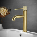 DecorBites™ Brushed Gold Basin Faucet Single Handle Bathroom Sink Mixer Tap