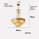 DecorBites™ Crystal Water Drop Chandelier for Kitchen Dining Room