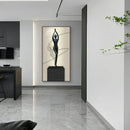 Abstract Figure Luminous Canvas Painting Wall Lamps by DecorBites™