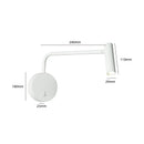 DecorBites™ Enna LED Dimmable Floor Lamp in Gold/Black/White for Minimalist Home Decor