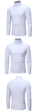 Men’s Thermal Shirt – Slim Fit High Neck Long Sleeve Winter Top