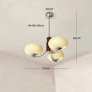 DecorBites™ Glass Chandelier: Bauhaus Art for Living Room, Bedroom, Study, Hall, Restaurant