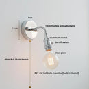 DecorBites™ LED Wall Lamp Sconce with Pull Chain Switch and Flexible Arm