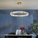 DecorBites™ Crystal LED Ceiling Chandeliers: Modern Living Room Dining Room Pendant Lamp