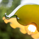 DecorBites™ Green Glass LED Pendant Light for Home, Restaurant, Bar, and Loft Style Decor.
