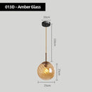 DecorBites™ Glass Chandelier Pendant Lights for Bedside, Kitchen, Restaurant, Bar, Home Lighting