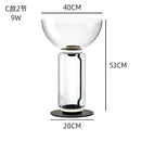 DecorBites™ Glass LED Floor Lamp: Modern Nordic Design for Living Room and Bedroom Decor