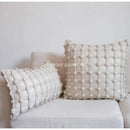DecorBites™ French Cream Bubble Decorative Cushion Cover - Luxury Handmade Throw Pillow Case