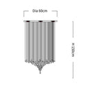 DecorBites™ Crystal LED Chandelier: Modern Luxury Staircase Pendant Light for Hallway & Lobby