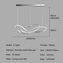 DecorBites™ LED Ring Chandelier for Living Dining Room - Postmodern Luxury Minimalist Art Lighting