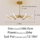 DecorBites™ LED Chandeliers for Modern Living Room Bedroom Study Kitchen Lighting