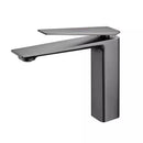 DecorBites™ Gold Basin Faucet, Gray Bathroom Mixer Tap, Single Handle Waterfall Faucet