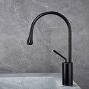DecorBites™ Brushed Gold Basin Faucet Hot Cold Black Sink Kitchen Swivel Water Crane
