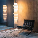 DecorBites™ Cream Silk Japanese LED Floor Lamp for Modern Living Room Décor