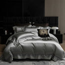 DecorBites™ 1000TC Egyptian Cotton Luxury Satin Bedding Set with Wide Hollow Edge