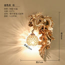 DecorBites™ Dragon Phoenix Wall Light: Luxury Decor for Living Room, Bedroom, Staircase