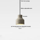 DecorBites™ Terrazzo Stone LED Pendant Lamp for Industrial Loft, Bar, Coffee, Living Room.