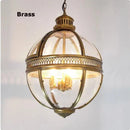 DecorBites™ Bronze Black Glass Globe Chandelier for Foyer
