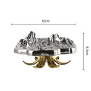 DecorBites™ High-Leg Iceberg Tray Desktop Organizer Decor Ashtray Candy Plate