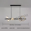 DecorBites™ Glass Bubble LED Chandelier Dining Room Pendant Lighting