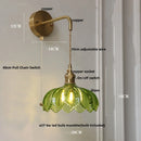 DecorBites™ Green Glass Knob Switch LED Wall Lights for Kitchen, Bedroom, Living Room