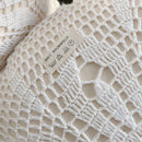 DecorBites™ Crochet Cushion Cover Handmade Woven Pillow Case 40*40cm Square Circular Decorative Pillows