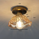 DecorBites™ Clear Glass LED Ceiling Lamp Copper Socket Modern Nordic Style Lighting