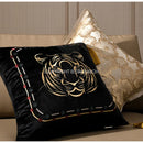 DecorBites™ Embossed Floral Cushion Cover European Style Champagne Throw Pillow Case
