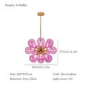 DecorBites™ Glass Bubble Chandelier Ceiling Pendant Light for Modern Living Room Decor