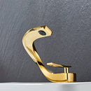 DecorBites™ Gold Bathroom Faucet | Deck Mounted Sink Tap | Hot and Cold Basin Mixer