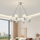 DecorBites™ Cream Nordic Pendant Chandelier for Living Room, Bedroom, and Dining Room