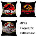 DecorBites™ Jurassic Park Dinosaur Pillowcase Cover for Living Room Sofa and Chair