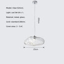 DecorBites™ Glass LED Chandelier Lighting for Modern Stairs, Dining Room, and Home Bar
