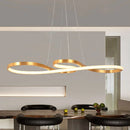 DecorBites™ Acrylic Chandelier LED Ceiling Light Minimalist Design for Dining Room