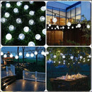 DecorBites™ Crystal Fairy Solar String Lights: 8 Modes Waterproof Outdoor Patio Decor.