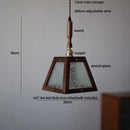 DecorBites™ Glass LED Pendant Lamp Copper Socket for Dining Living Room Decor