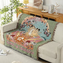 DecorBites™ Double-sided Ethnic Tapestry Sofa Blanket