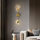 DecorBites™ Gold Plated Luxury LED Wall Lamp for Bedroom & Living Room