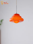 DecorBites™ Cream Glass Pendant Lights LED G9 for Girl's Room & Kitchen