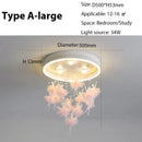 DecorBites™ Dancing Girl LED Chandelier: Modern Kids Room Light, Cartoon Ceiling Lamp