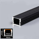 DecorBites™ LED Aluminum Profile Recessed U/YW-Shape Hidden Channel Milky Cover Bar Strip Light