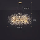 DecorBites™ LED Pendant Chandeliers for Living and Dining Room - Modern Indoor Hanging Light