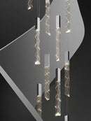 DecorBites™ Crystal LED Pendant Light: Luxury Lighting Fixture for Living Room, Bedroom, Hotel & Shop
