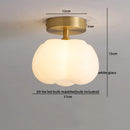 DecorBites™ Cotton Shape LED Ceiling Lamp - Cream. Nordic Style, Hallway Balcony Porch Light.