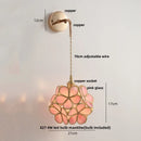 DecorBites™ LED Wall Lights Clear Glass Adjustable Bedside Lamp Nordic Modern Style