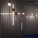 DecorBites™ Glass Pendant Lights: Modern Long Hanging Lamps for Kitchen, Dining Room, and Shop